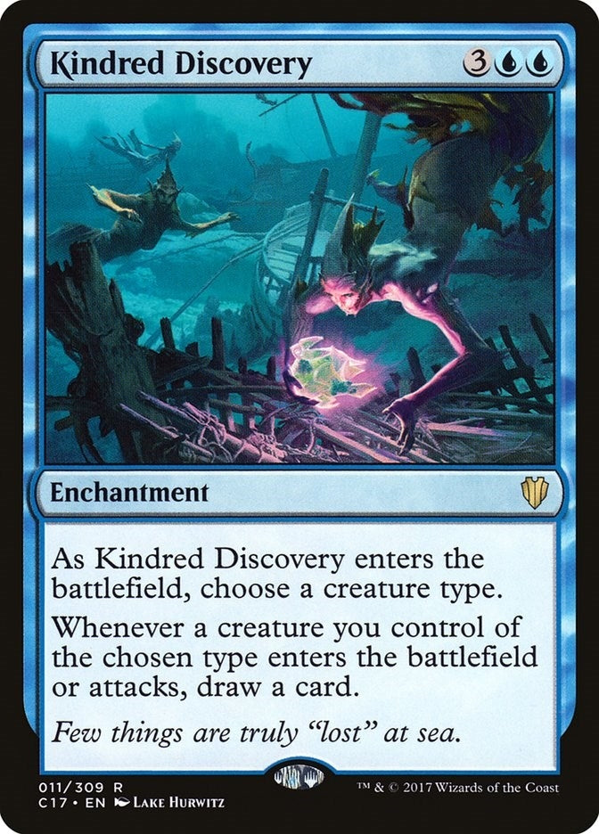 Image for Kindred Discovery (11) (Commander 2017) - Magic: The Gathering