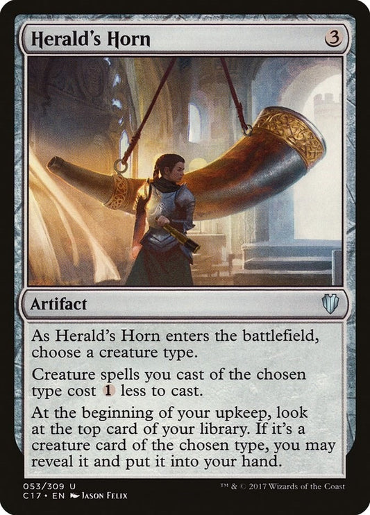 Image for Herald's Horn (53) (Commander 2017) - Magic: The Gathering