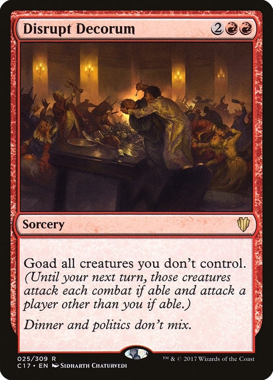 Image for Disrupt Decorum (25) (Commander 2017) - Magic: The Gathering