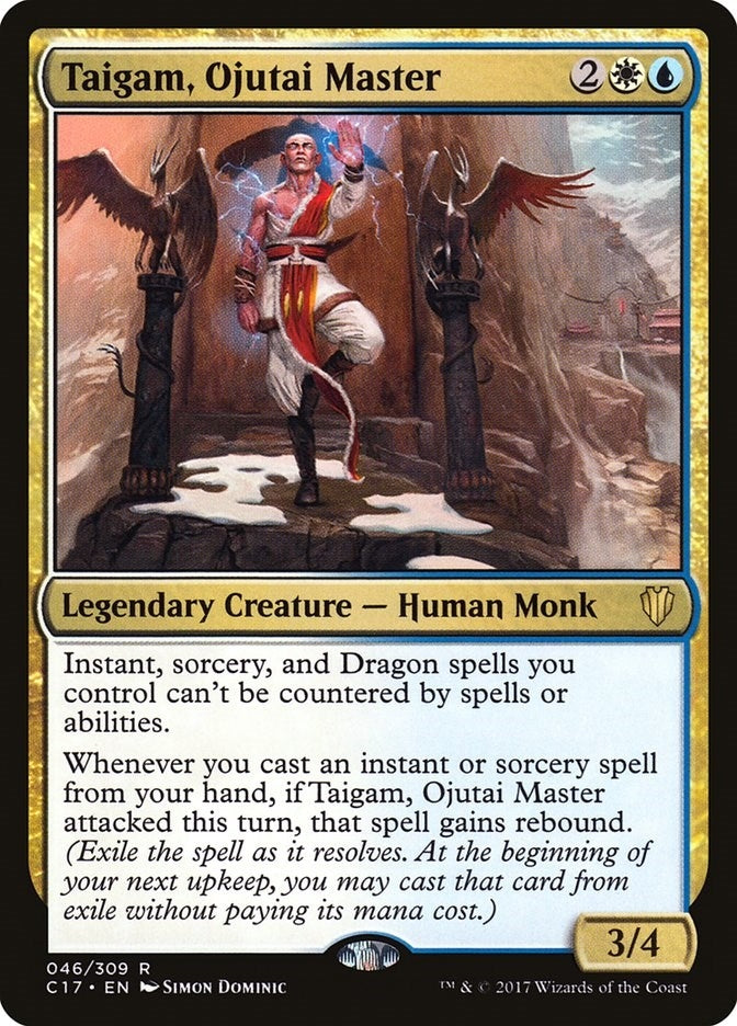 Image for Taigam, Ojutai Master (46) (Commander 2017) - Magic: The Gathering