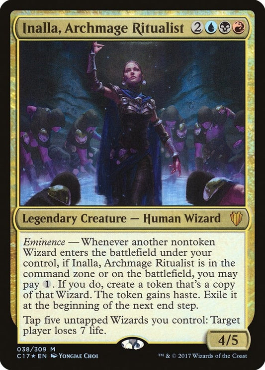 Image for Inalla, Archmage Ritualist (38) (Commander 2017) - Magic: The Gathering