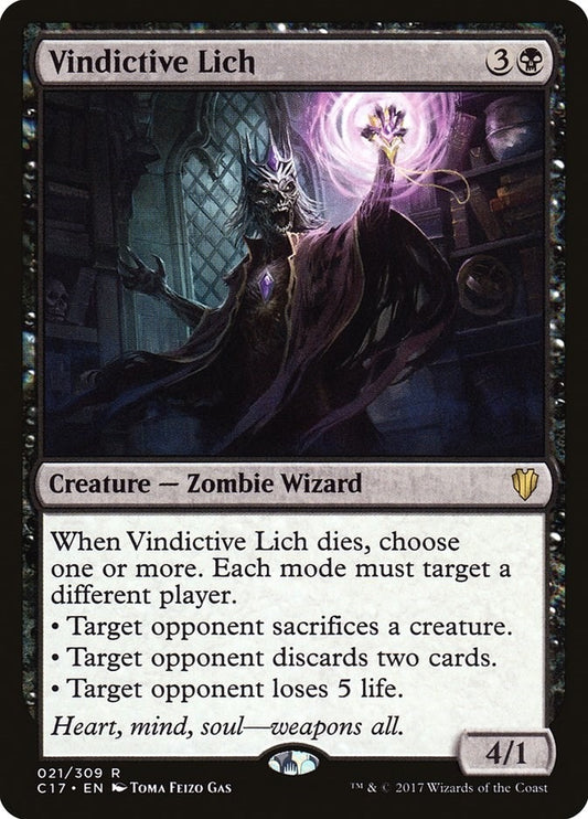Image for Vindictive Lich (21) (Commander 2017) - Magic: The Gathering
