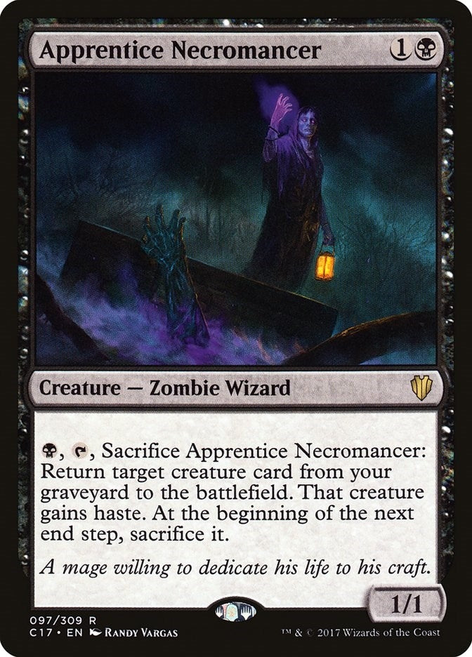 Image for Apprentice Necromancer (97) (Commander 2017) - Magic: The Gathering
