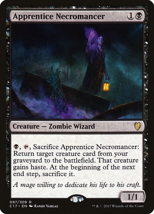 Image for Apprentice Necromancer (97) (Commander 2017) - Magic: The Gathering