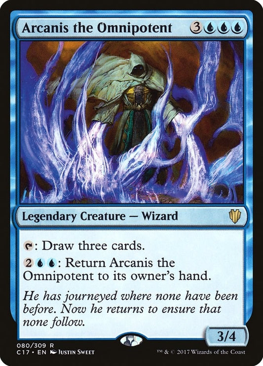 Image for Arcanis the Omnipotent (80) (Commander 2017) - Magic: The Gathering