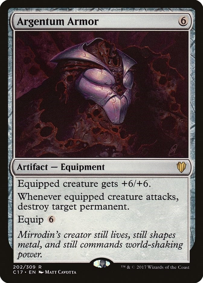 Image for Argentum Armor (202) (Commander 2017) - Magic: The Gathering