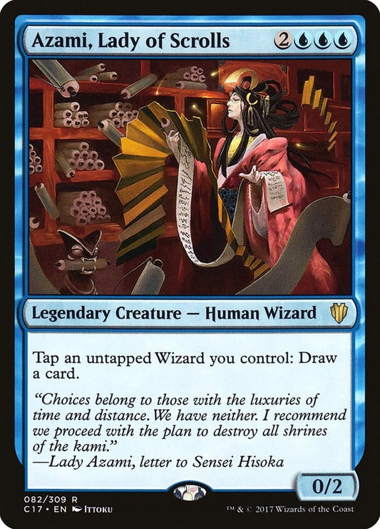Image for Azami, Lady of Scrolls (82) (Commander 2017) - Magic: The Gathering