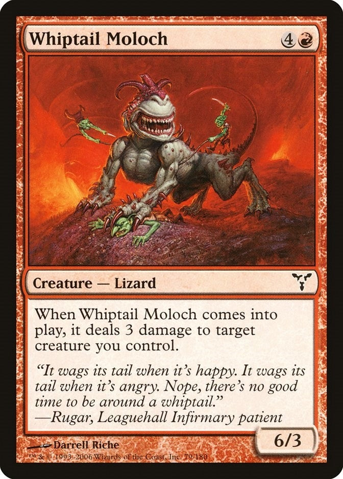 Image for Whiptail Moloch (79) (Dissension) - Magic: The Gathering