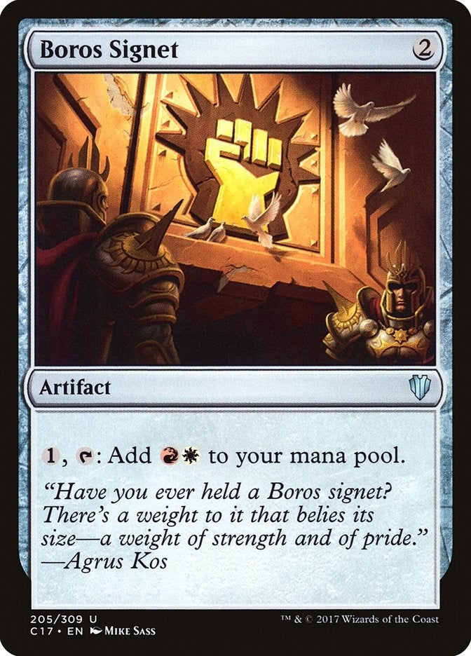 Image for Boros Signet (205) (Commander 2017) - Magic: The Gathering