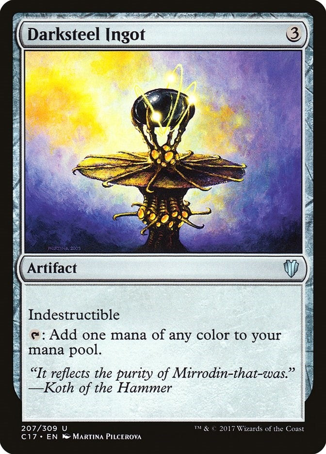 Image for Darksteel Ingot (207) (Commander 2017) - Magic: The Gathering