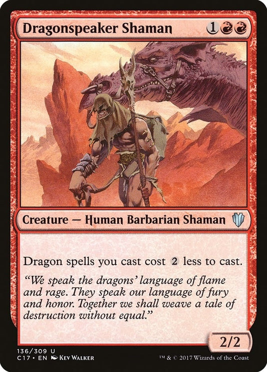 Image for Dragonspeaker Shaman (136) (Commander 2017) - Magic: The Gathering
