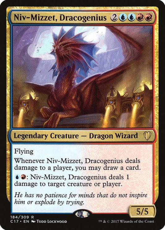 Image for Niv-Mizzet, Dracogenius (184) (Commander 2017) - Magic: The Gathering