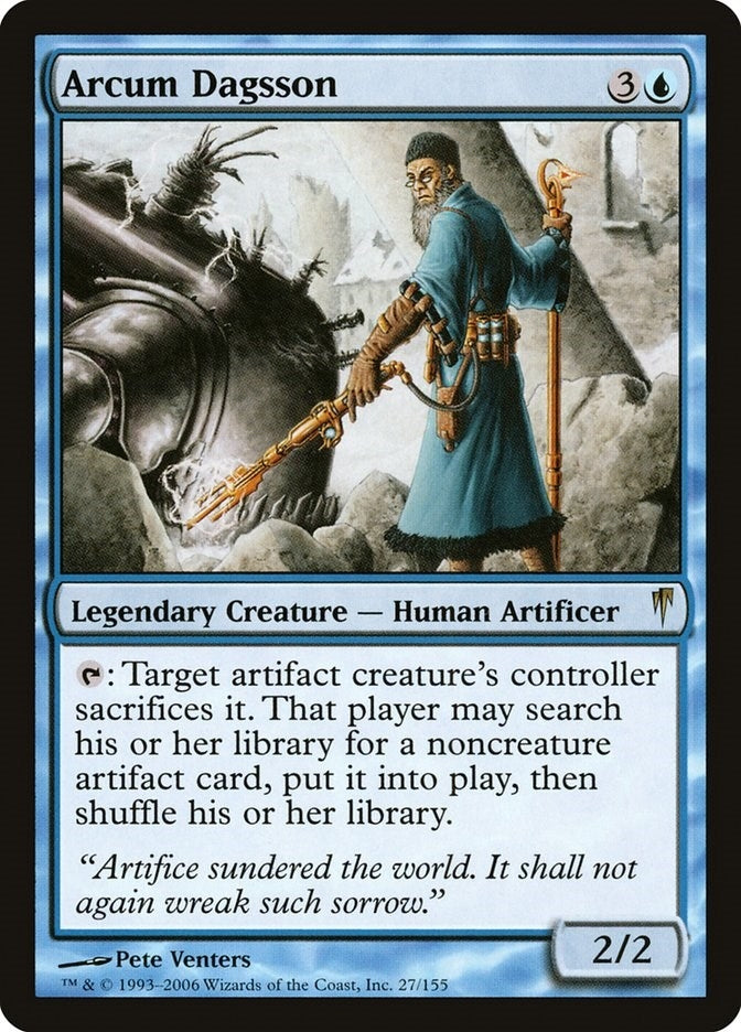 Image for Arcum Dagsson (27) (Coldsnap) - Magic: The Gathering