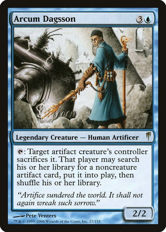 Image for Arcum Dagsson (27) (Coldsnap) - Magic: The Gathering
