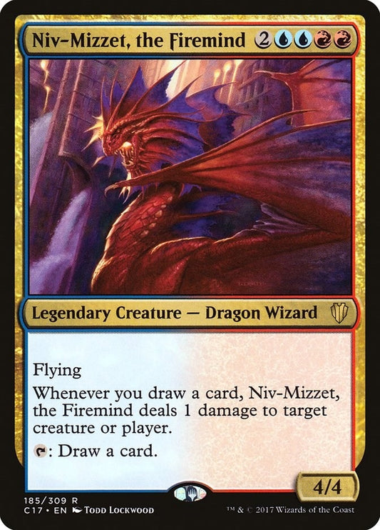 Image for Niv-Mizzet, the Firemind (185) (Commander 2017) - Magic: The Gathering