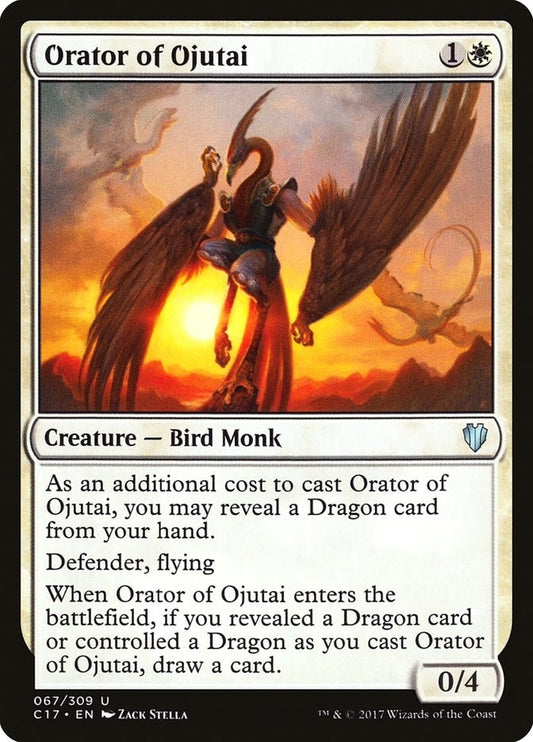 Image for Orator of Ojutai (67) (Commander 2017) - Magic: The Gathering