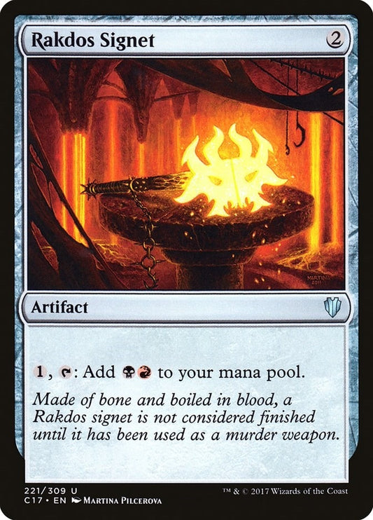 Image for Rakdos Signet (221) (Commander 2017) - Magic: The Gathering