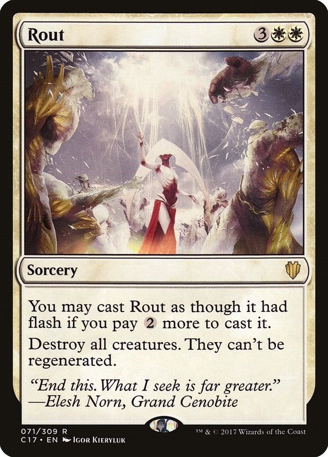 Image for Rout (71) (Commander 2017) - Magic: The Gathering