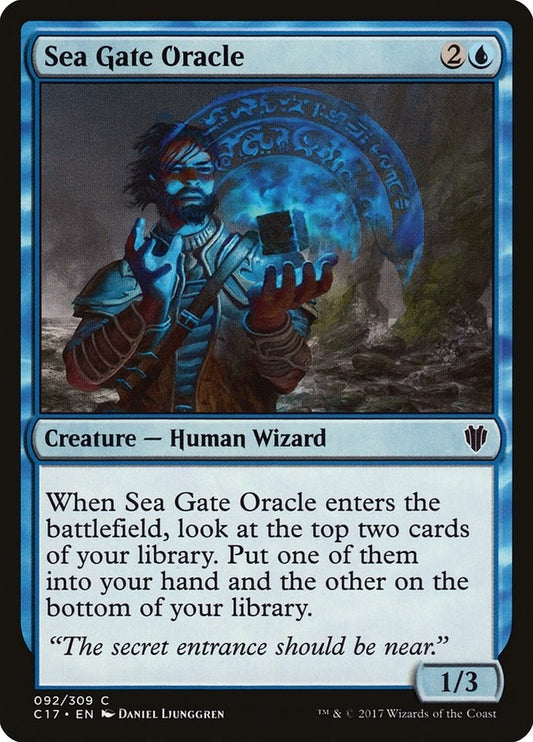 Image for Sea Gate Oracle (92) (Commander 2017) - Magic: The Gathering
