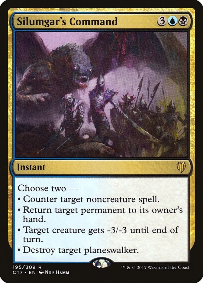 Image for Silumgar's Command (195) (Commander 2017) - Magic: The Gathering