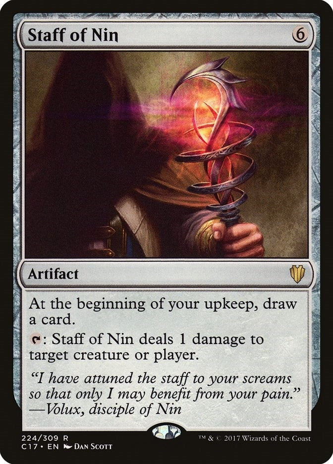 Image for Staff of Nin (224) (Commander 2017) - Magic: The Gathering