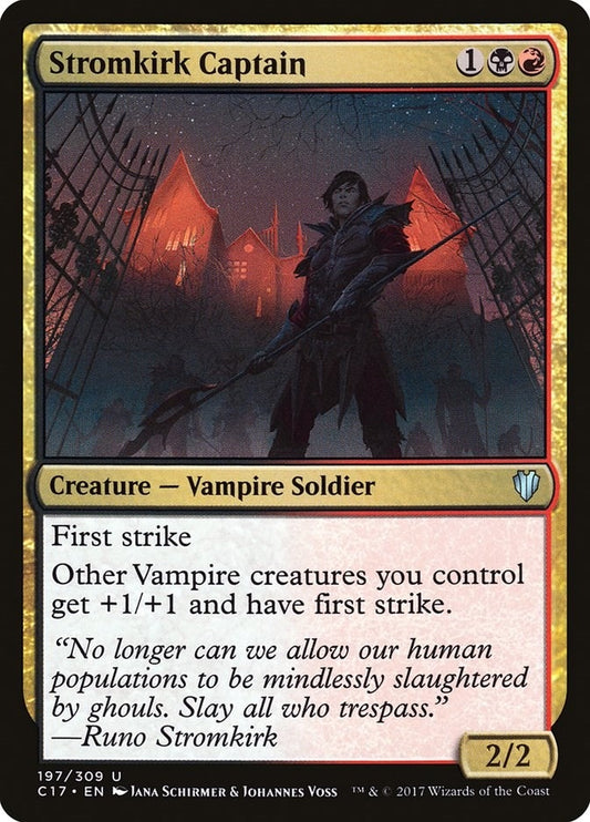 Image for Stromkirk Captain (197) (Commander 2017) - Magic: The Gathering