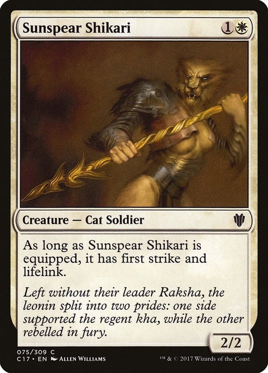 Image for Sunspear Shikari (75) (Commander 2017) - Magic: The Gathering