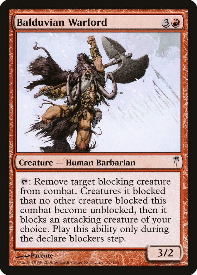 Image for Balduvian Warlord (77) (Coldsnap) - Magic: The Gathering