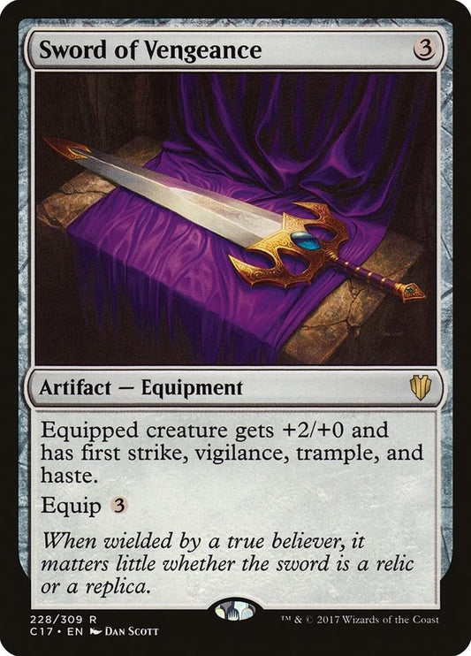 Image for Sword of Vengeance (228) (Commander 2017) - Magic: The Gathering