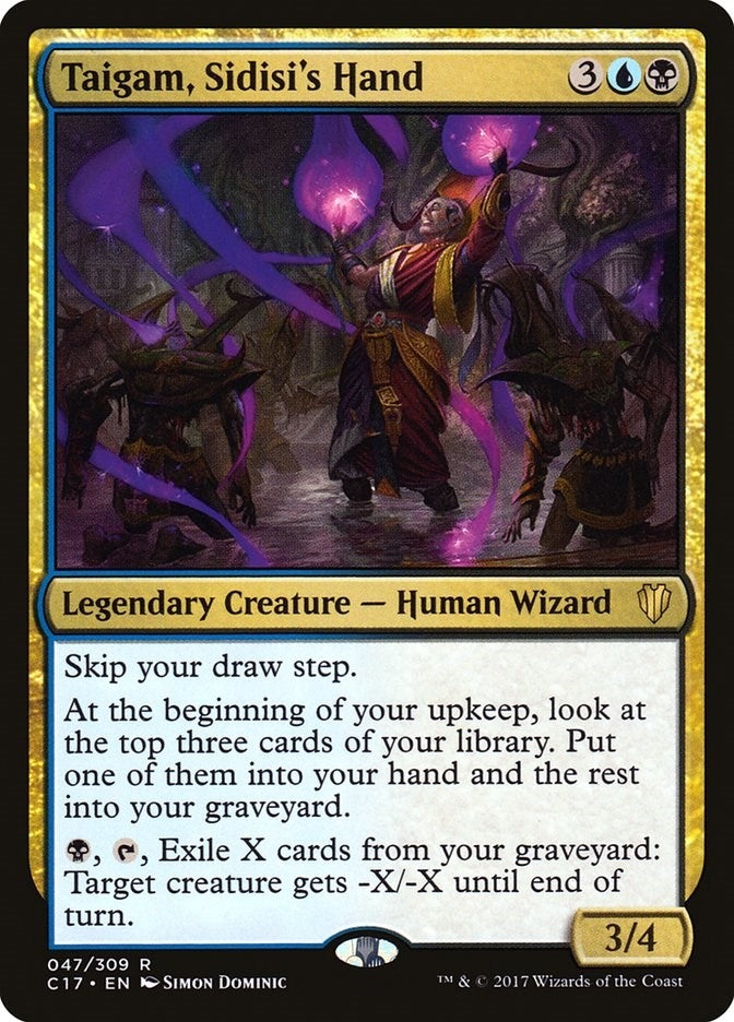 Image for Taigam, Sidisi's Hand (47) (Commander 2017) - Magic: The Gathering