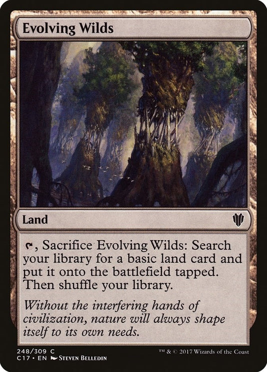 Image for Evolving Wilds (248) (Commander 2017) - Magic: The Gathering