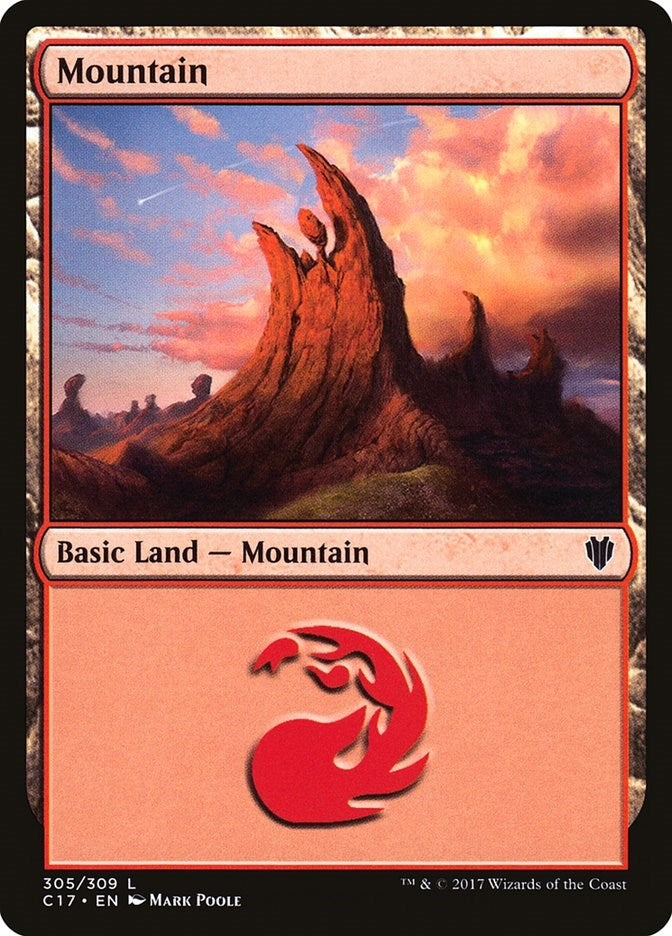 Image for Mountain (305) (305) (Commander 2017) - Magic: The Gathering