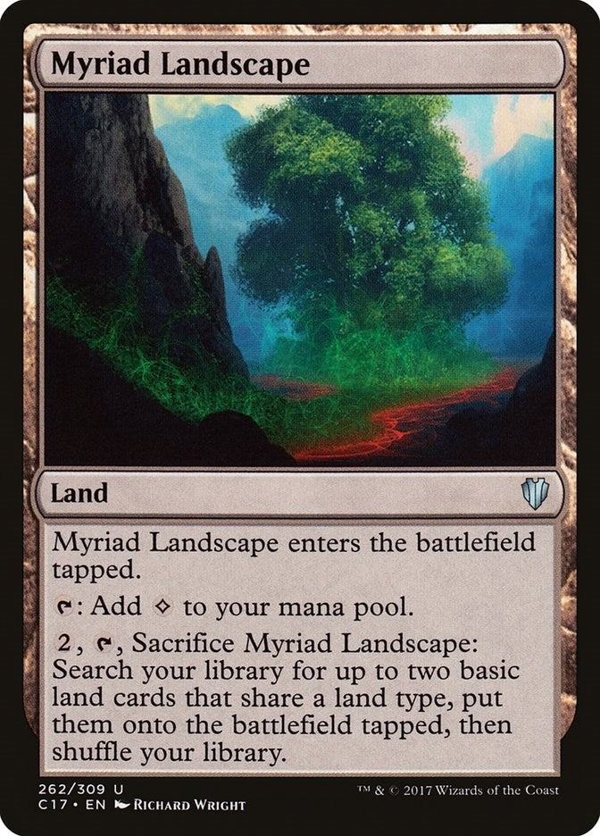Image for Myriad Landscape (262) (Commander 2017) - Magic: The Gathering