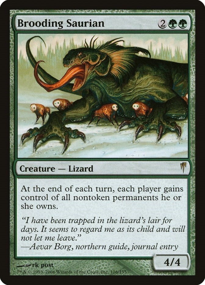 Image for Brooding Saurian (106) (Coldsnap) - Magic: The Gathering