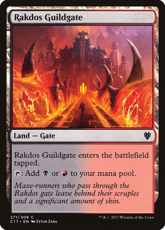 Image for Rakdos Guildgate (271) (Commander 2017) - Magic: The Gathering