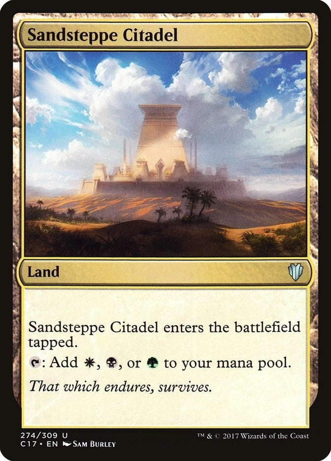 Image for Sandsteppe Citadel (274) (Commander 2017) - Magic: The Gathering