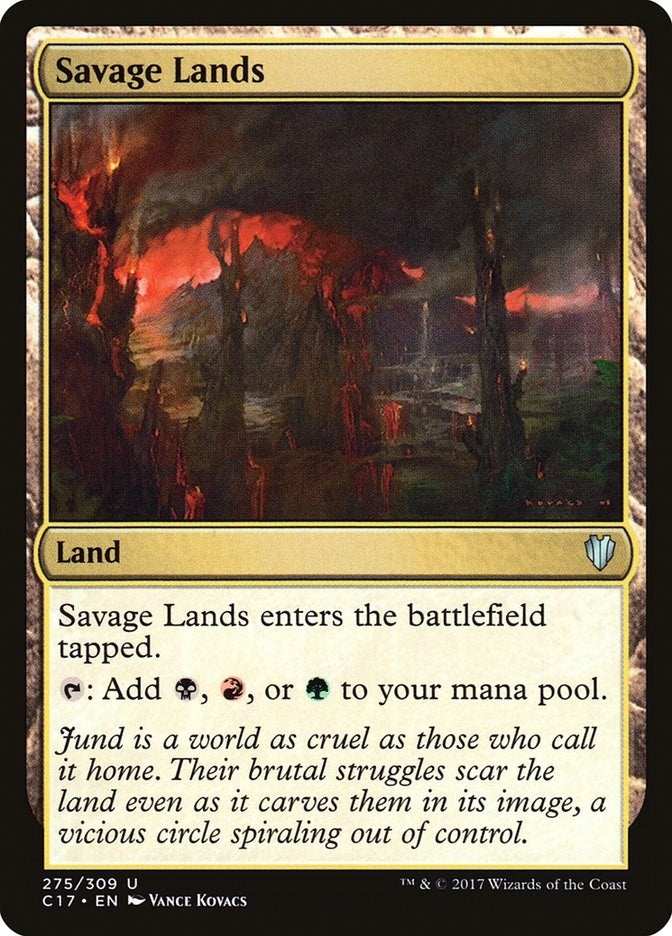 Image for Savage Lands (275) (Commander 2017) - Magic: The Gathering