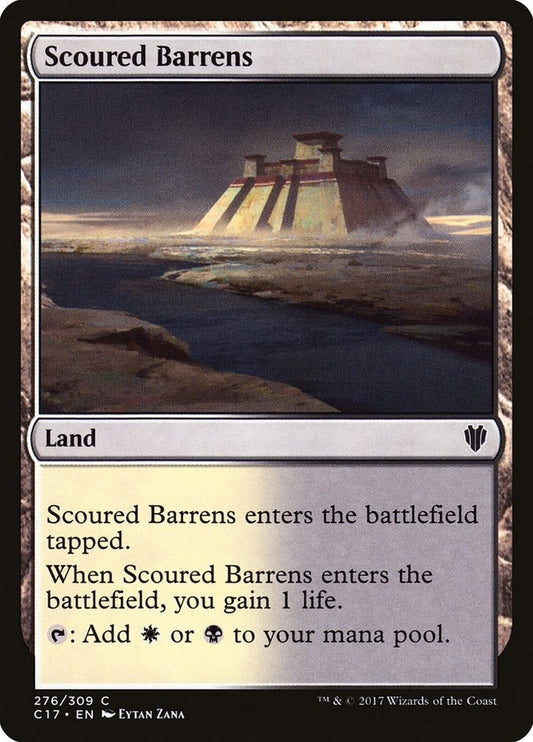 Image for Scoured Barrens (276) (Commander 2017) - Magic: The Gathering