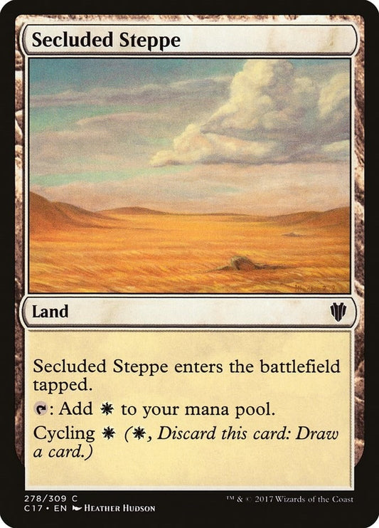 Image for Secluded Steppe (278) (Commander 2017) - Magic: The Gathering