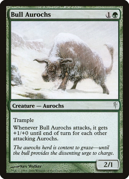 Image for Bull Aurochs (107) (Coldsnap) - Magic: The Gathering