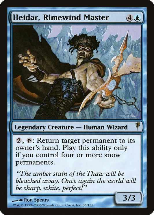 Image for Heidar, Rimewind Master (36) (Coldsnap) - Magic: The Gathering