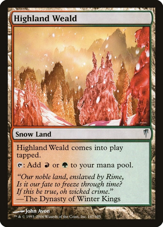 Image for Highland Weald (147) (Coldsnap) - Magic: The Gathering