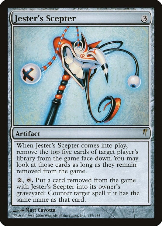 Image for Jester's Scepter (137) (Coldsnap) - Magic: The Gathering