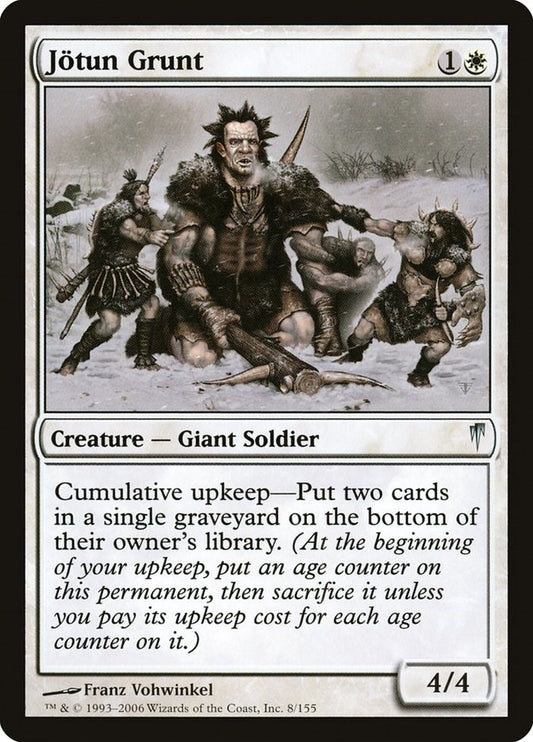 Image for Jotun Grunt (8) (Coldsnap) - Magic: The Gathering