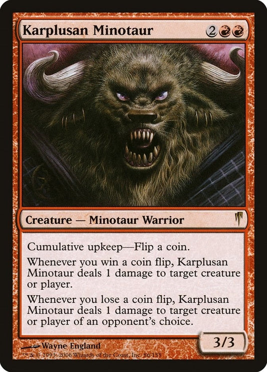Image for Karplusan Minotaur (86) (Coldsnap) - Magic: The Gathering