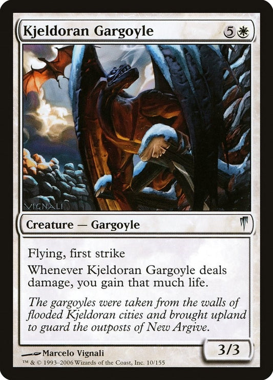 Image for Kjeldoran Gargoyle (10) (Coldsnap) - Magic: The Gathering