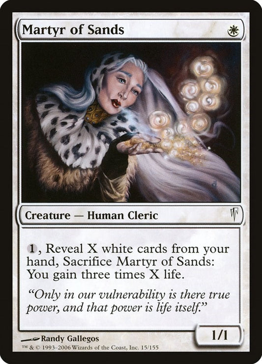 Image for Martyr of Sands (15) (Coldsnap) - Magic: The Gathering