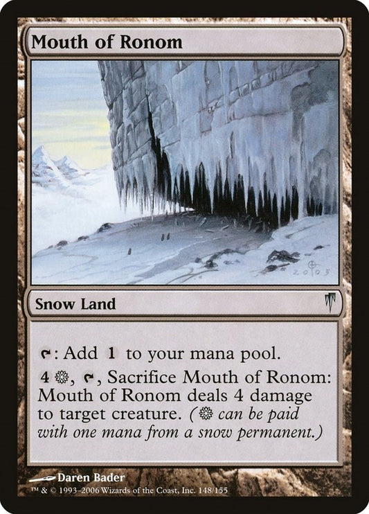 Image for Mouth of Ronom (148) (Coldsnap) - Magic: The Gathering