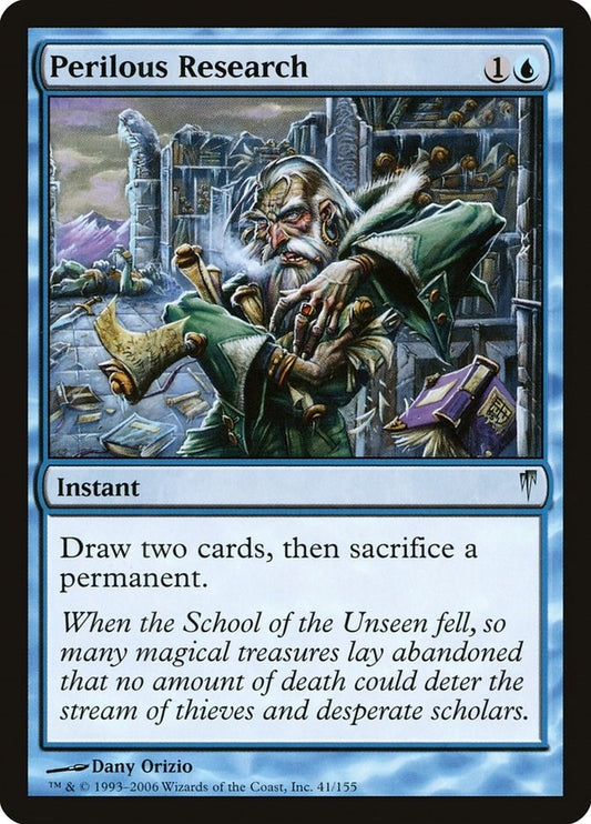 Image for Perilous Research (41) (Coldsnap) - Magic: The Gathering