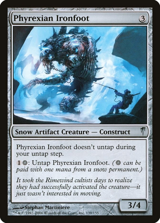 Image for Phyrexian Ironfoot (139) (Coldsnap) - Magic: The Gathering